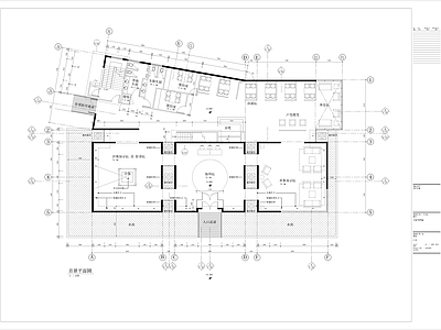 售楼处平面布置图 施工图