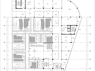 影院平面布置 施工图