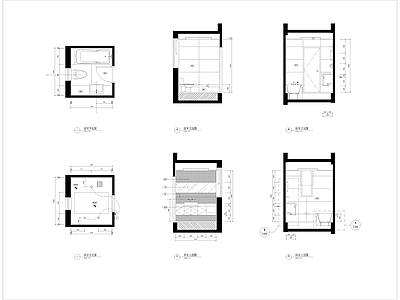 浴室立面图 施工图