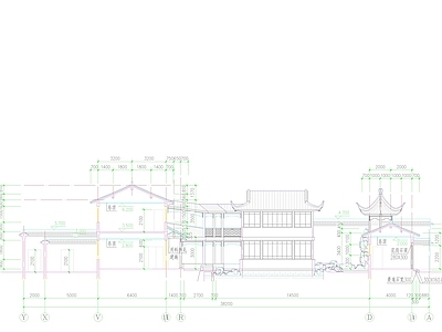 寺庙 施工图 概念方案 竣工图