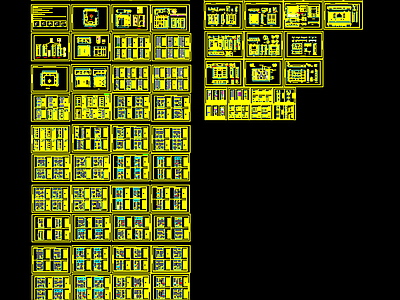 衣柜书柜cad 施工图