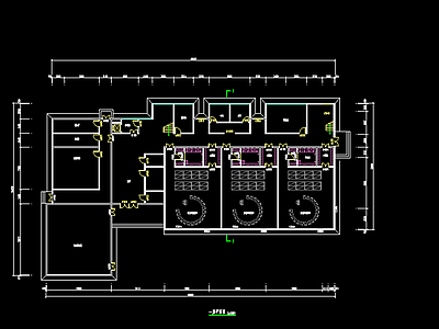 3层9班 设计两个方案SU模型 CAD SU 施工图