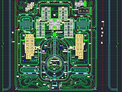 政府大院规划图纸 施工图