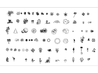 植物图块大全 施工图