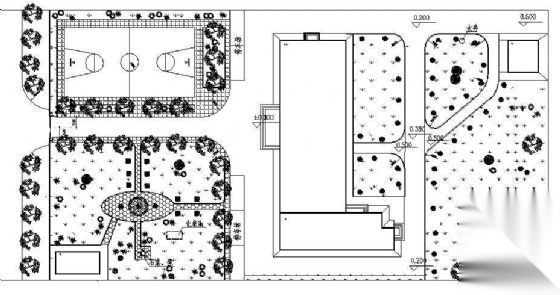 某办公楼室外环境景观施工图