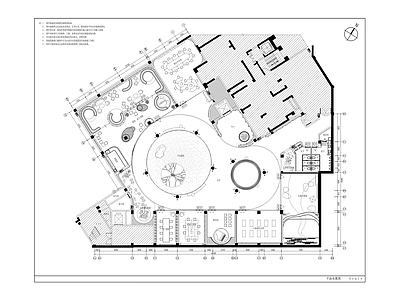 央著销售中心会所 1000㎡厦建发 施工图 效果图