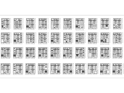 现代衣橱图块大全 施工图