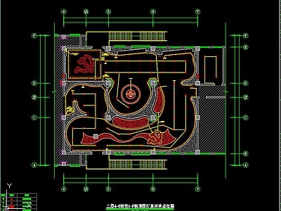 文化展厅 CAD图纸 施工图