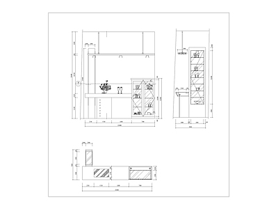 吧台详图 施工图 节点