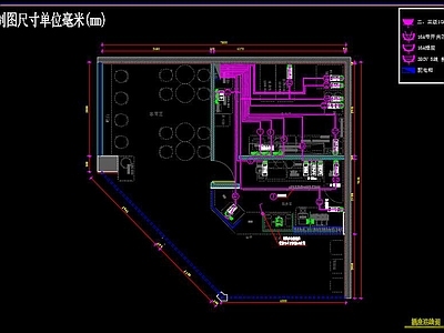 奶茶店CAD装饰 水电 施工图