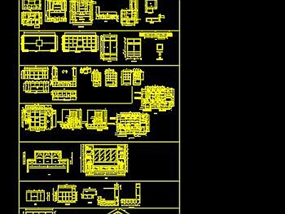 全屋定制 榻榻米 CAD图纸 施工图