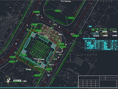 学校规划图 施工图