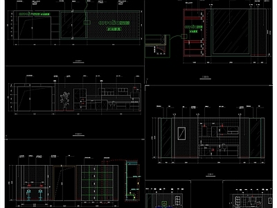 橱柜专卖店 CAD图纸 施工图