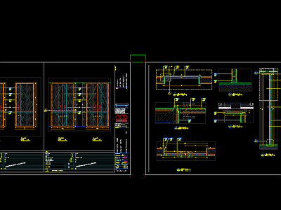 门表图 施工图 通用节点