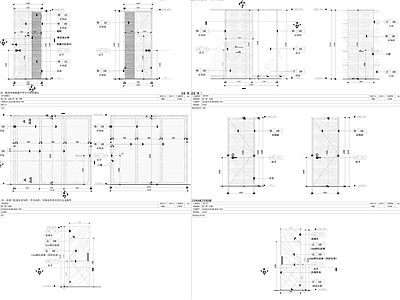 门 刨切详图 大样图 通用节点