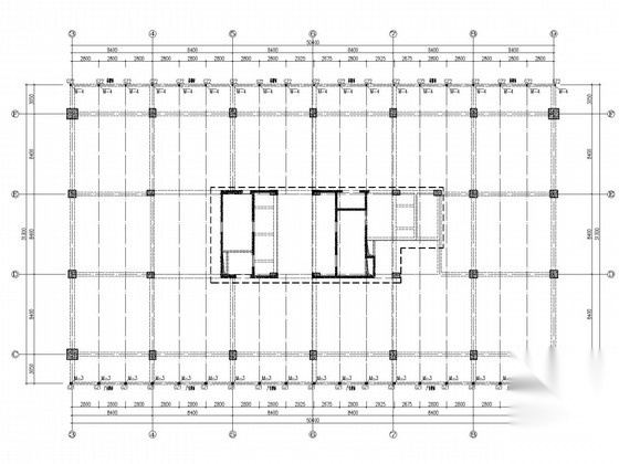 高层楼顶广告牌结构施工图