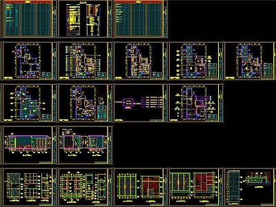 日式家装CAD 施工图 平层