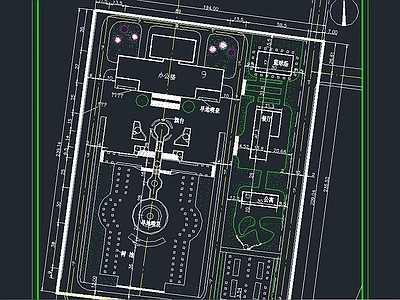 某广场总平面布置 施工图