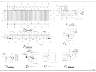 木桥 木栈道 施工图 景观小品