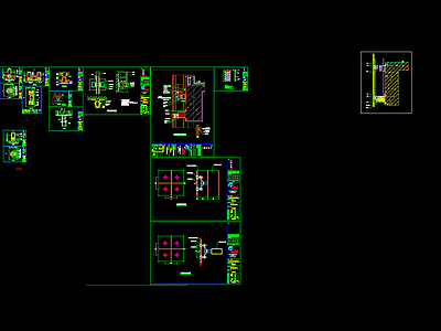 全隐框玻璃幕墙节点图CAD 施工图 节点