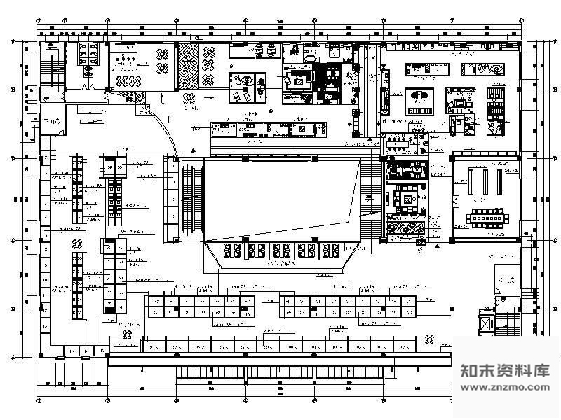 施工图大型陶瓷标准店展示厅含效果