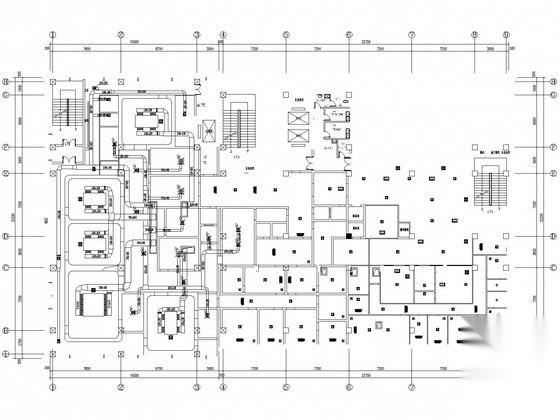 [烟台]医院手术室净化工程全套施工图纸(净化 装饰 电气... 建筑暖通