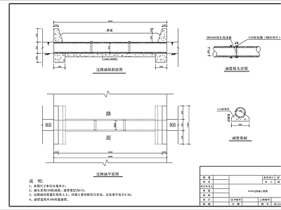 各类涵管详图 施工图