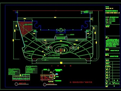 广场广场景观绿化设计CAD平面图33套 施工图 其他
