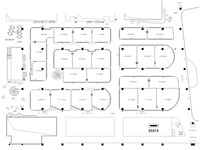 最新展厅南通居然之家丨公共区域施工图3D模型丨471M丨2020