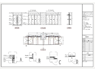 自动旋转门 施工图