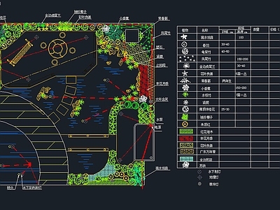 屋顶花园 绿化布置 平面图