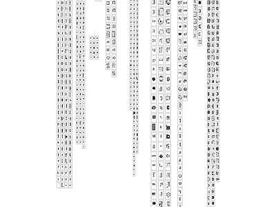 现代沙发 平立面 1011个