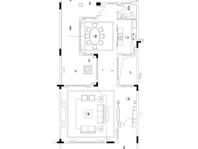 别墅 平面布置  四室两厅 三层别墅