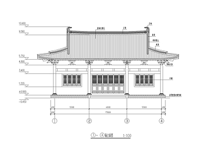 古建 文殊殿 建筑结构 施工图