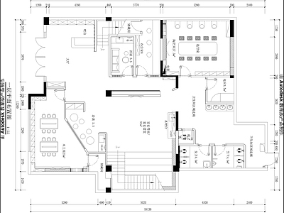 现代美术培训中心 美术教育机构施工图