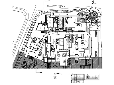 某生态科技产业园室外景观工程施工图 工业园区景观