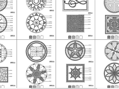 300款地面拼花图例