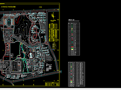 大学景观规划图纸