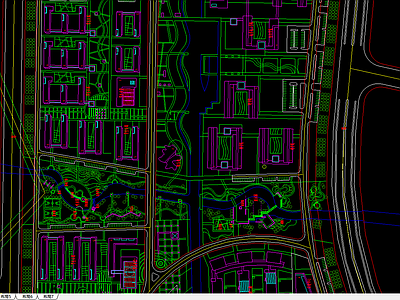 某大学城景观规划图