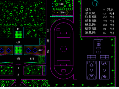 学校景观 施工图