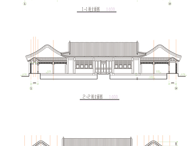 四合院 餐厅 施工图