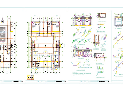 中式四合院 施工图 建筑结构 给排水