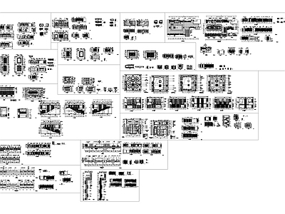 餐厅 平立面图 施工图