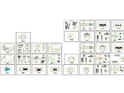 古建筑建筑 施工图