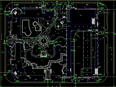 深圳中心购物公园建筑设计 施工图