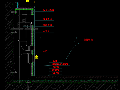 新中式墙面 施工图