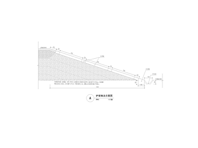 河道生态护坡做法示意图 节点图