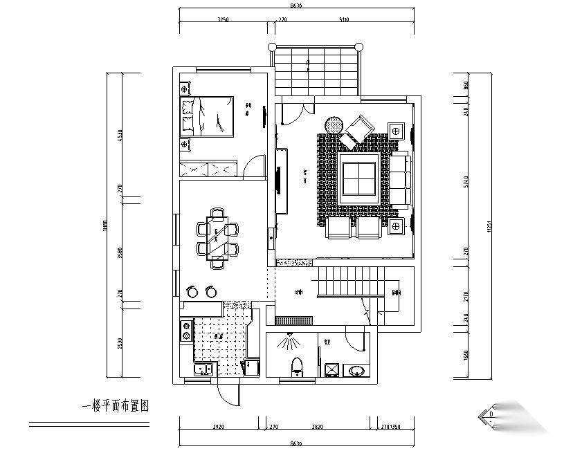 金源三层经济型别墅室内装修图（附效果图）