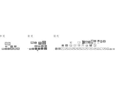 平面组合沙发 图库