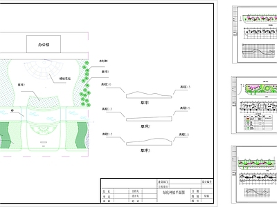 道路绿化设计图